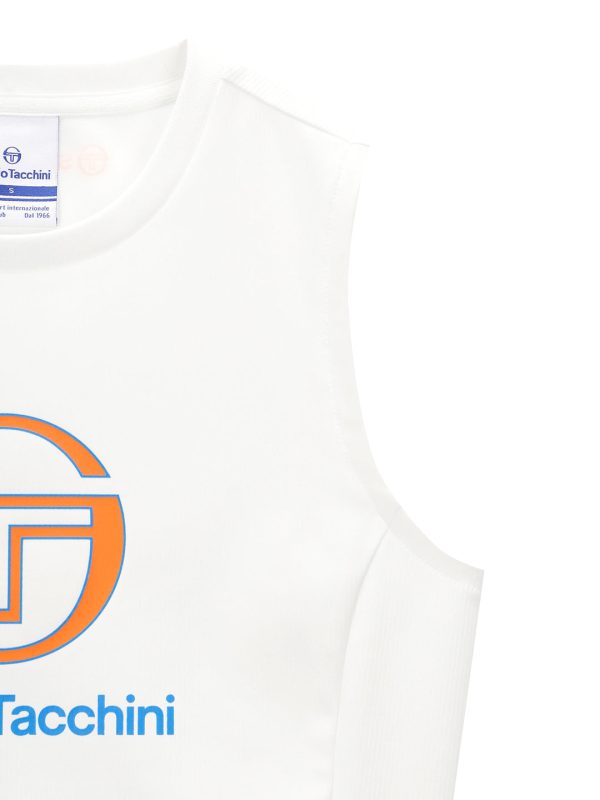 Women s Sleeveless T-Shirt- Off White Online Sale - Image 5