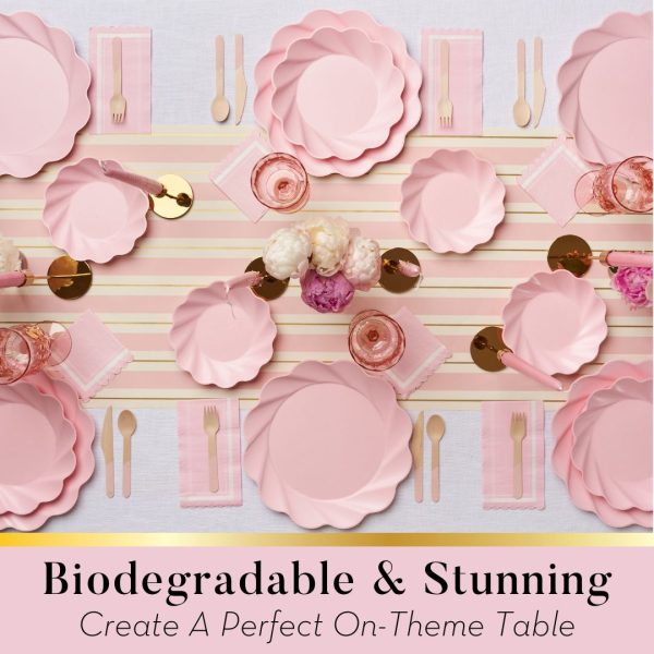 Simply Eco Dinner Plate- Blush 8pkg Sale - Image 3
