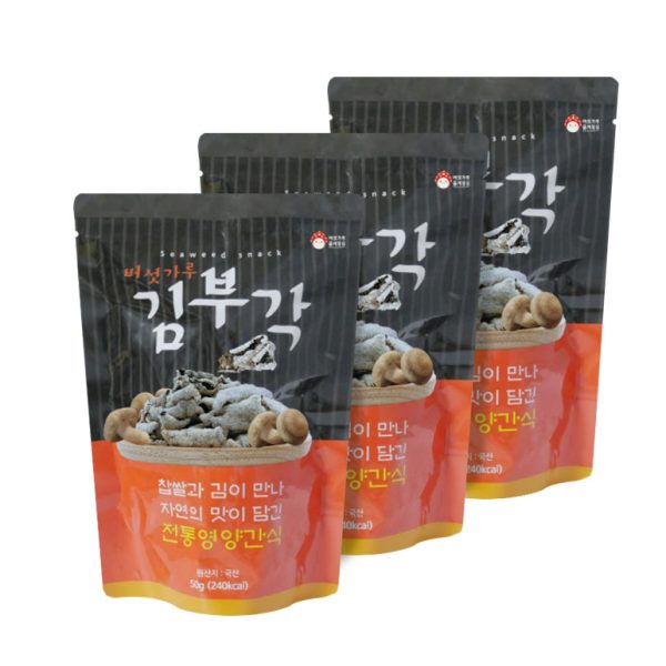 버섯가루 김부각 50g * 3봉 Discount
