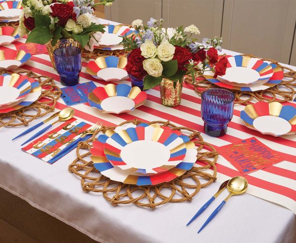 Modern Patriotic Dinner Plates 8pk For Cheap - Image 4