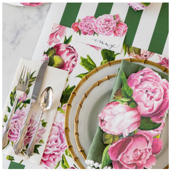 Peonies in Bloom Placemat - Pad of 18 Sheets on Sale - Image 5