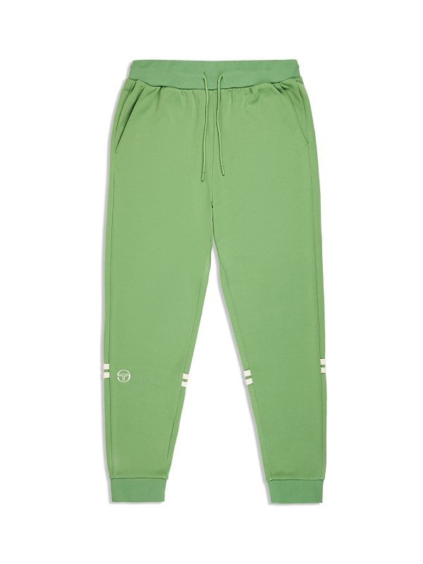 Dallas Track Pant Archivio- Jade Green  Pearl Ivory For Discount