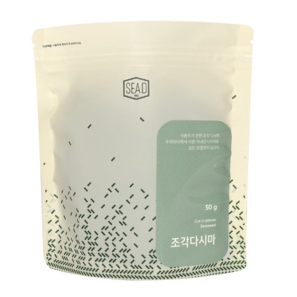씨드 - 깊은 감칠맛이 뛰어난 조각 다시마 50g  유통기한 : 2024년 6월 30일 For Discount