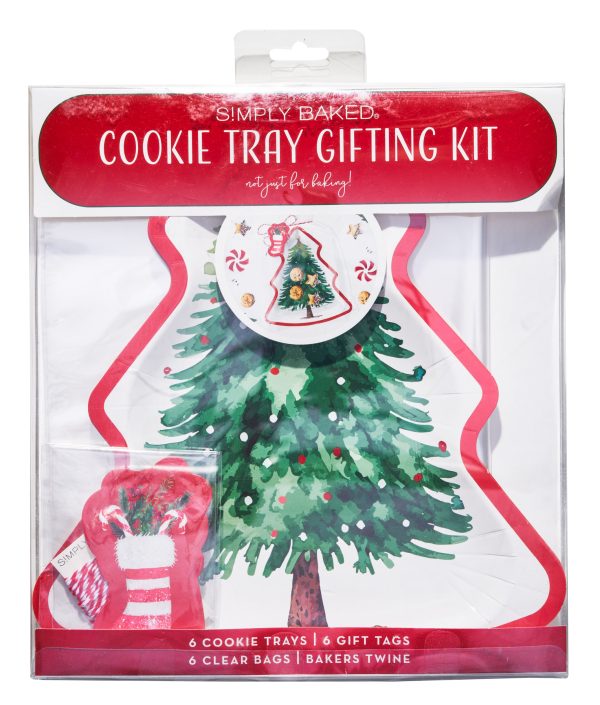 Cookie Tray Gifting Kit Tree 6pkg For Cheap