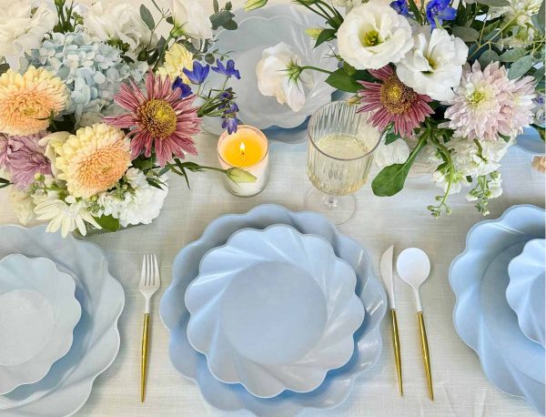 Simply Eco Salad Plate Sky- Sky Blue 8pk Online - Image 2
