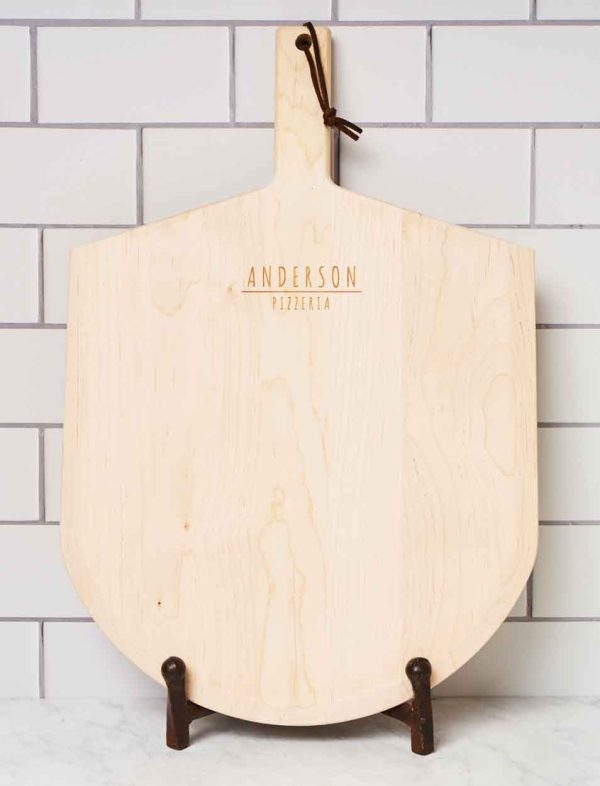 Personalized Maple Wood Pizza Peel 14 x 21  Discount - Image 5