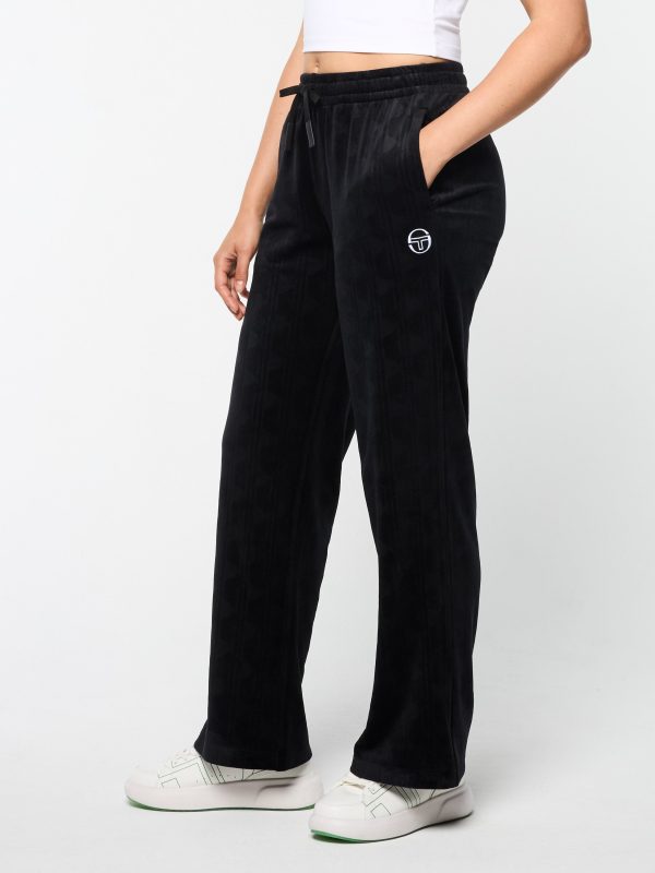 Gabrisa Velour Track Pant- Black Beauty Online now - Image 4
