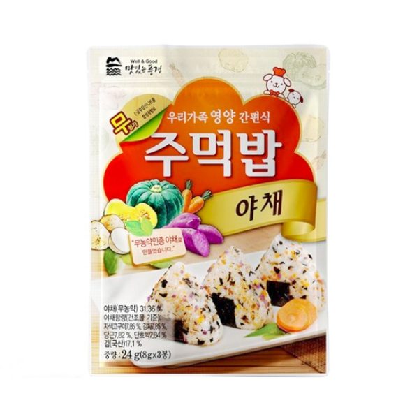 맛있는풍경 - 주먹밥 재료 24g (해물, 야채, 버섯 옵션 선택) 유통기한 :2025년 4월 20일 Online Hot Sale - Image 3