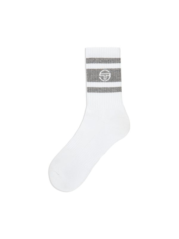 DI Base Logo Sock- Heather Grey Discount