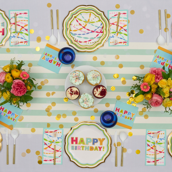 Bright Birthday Table Setting Hot on Sale