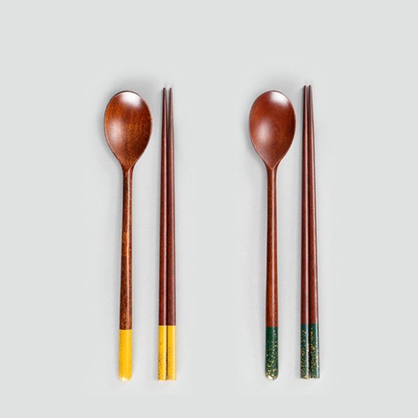 칠몽 금수강산 옻칠 수저세트(숟가락2벌+젓가락2벌) (색상선택) Discount