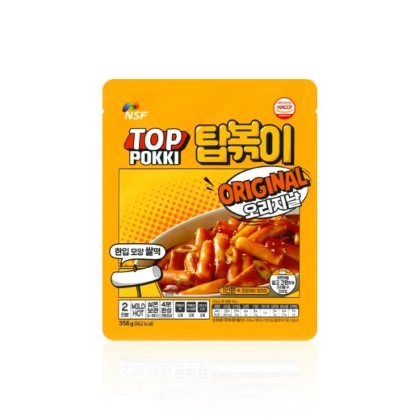 탑볶이 오리지널 쌀떡볶이 (2인분)356g  유통기한: 2022년 9월 13일 Online Hot Sale