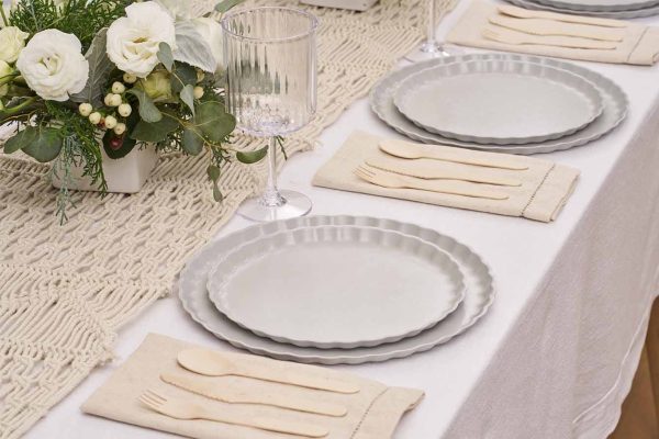 Simply Eco Salad Plate- Concrete 8pkg Cheap - Image 4