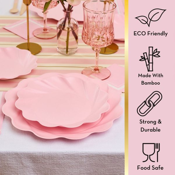Simply Eco Dinner Plate- Blush 8pkg Sale - Image 4