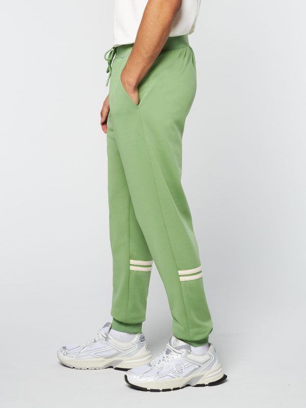 Dallas Track Pant Archivio- Jade Green  Pearl Ivory For Discount - Image 2