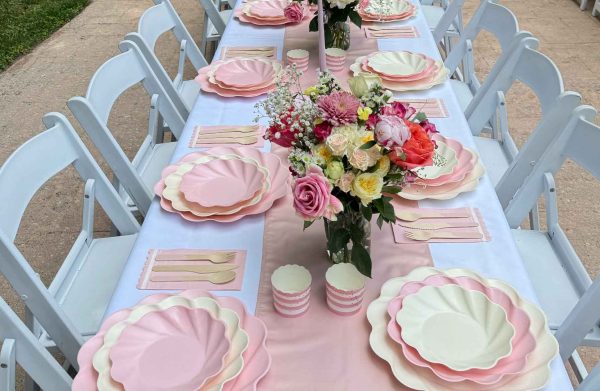Simply Eco Dinner Plate- Blush 8pkg Sale - Image 5
