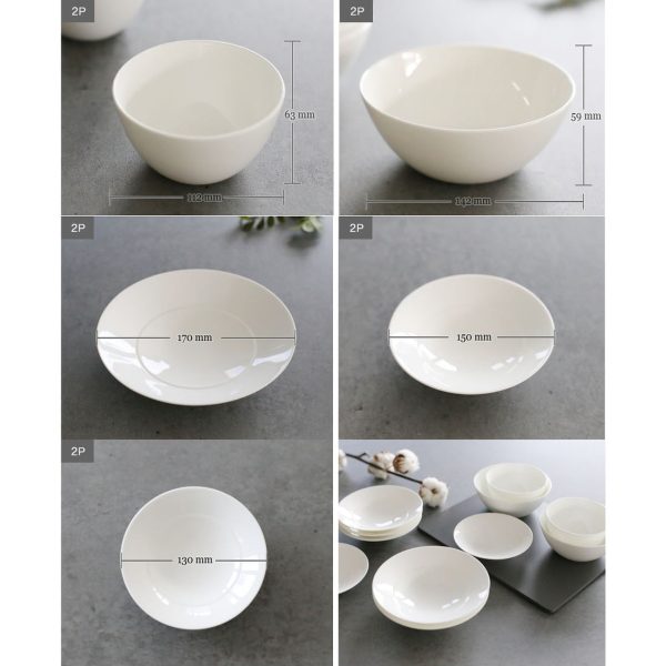 [한국도자기] 화이트블룸 2인 홈세트 10P Supply - Image 3