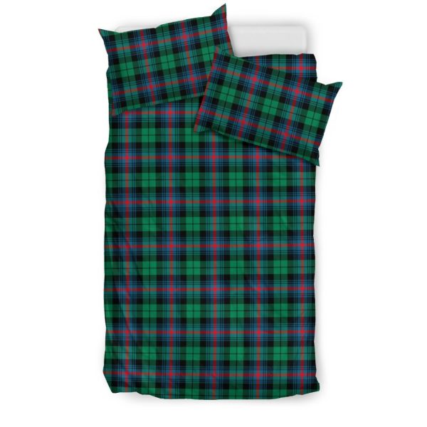 Urquhart Broad Red Ancient Tartan Bedding Set For Cheap - Image 3