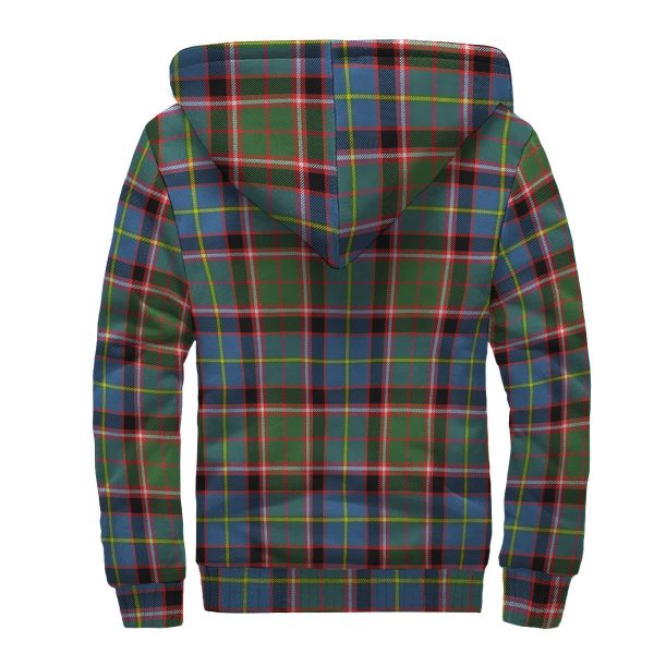Stirling & Bannockburn District Tartan Crest Sherpa Hoodie Supply - Image 2